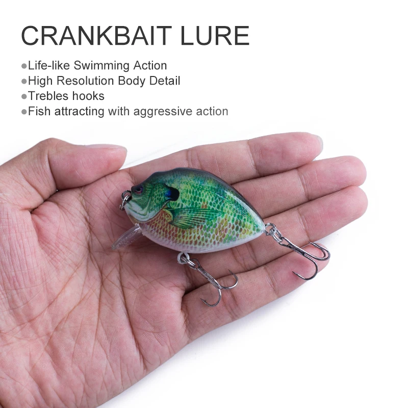 

Crank bait Fishing Lures 60mm/14.5g Sinking Plastic Jerkbaits Hard Bait Lead Inside Vibration Wobbler Fishing Tackle Fake Lure