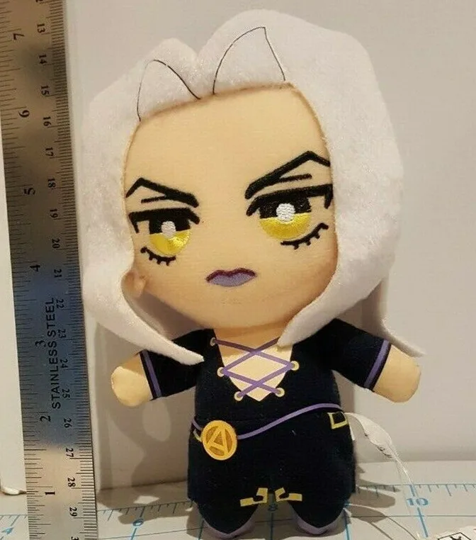 JAPAN JoJos Bizarre Adventure Golden Wind Plush Buccellati Abbacchio Fugo stuffed plush toy doll new