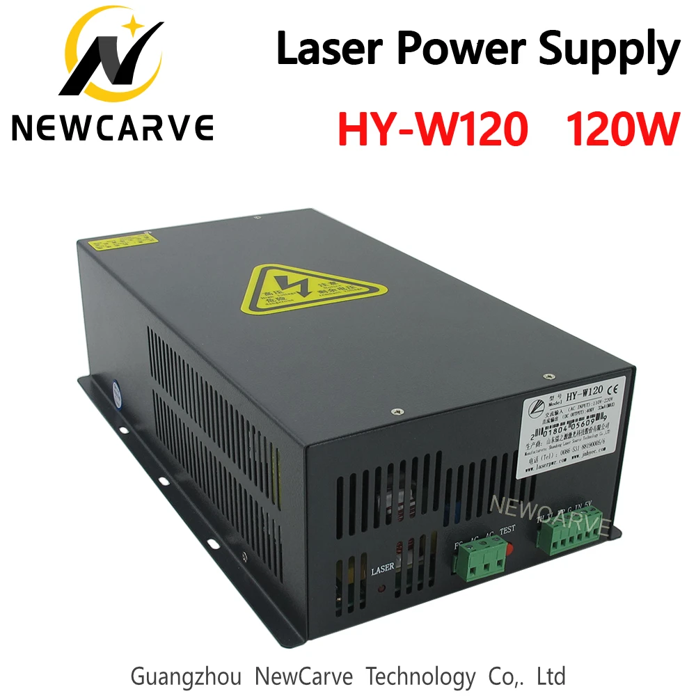 

HY-W120 120W CO2 Laser Power Supply For 100W 120W Laser Engraving And Cutting Machine NEWCARVE