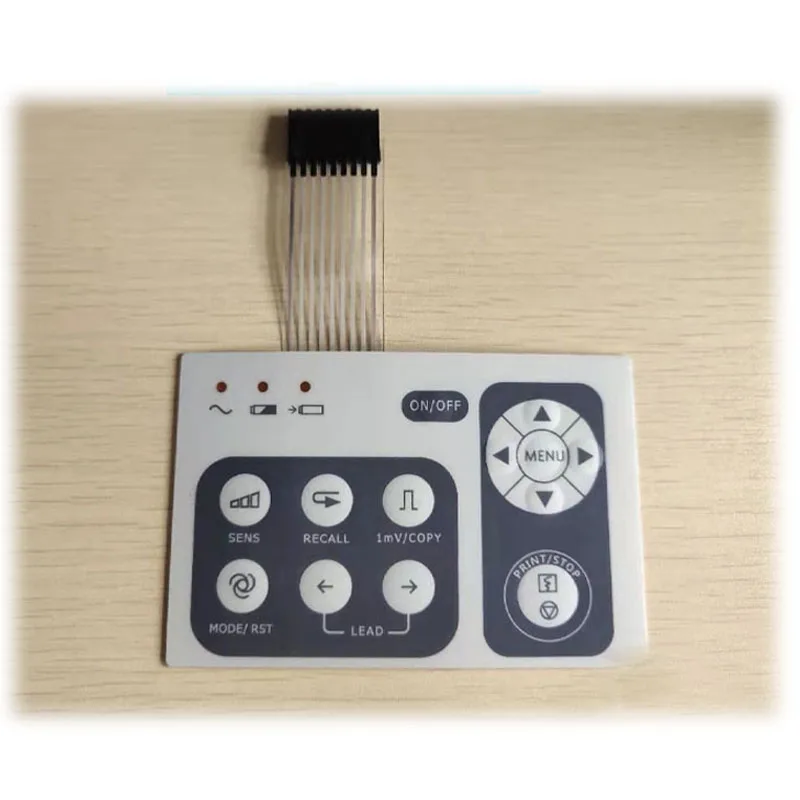 Edan SE-300B 3B 100 3 1 SE300B SE30B ECG SE100 SE3 SE1 Button Membrane Button Panel Keyboard Panel Key panel English