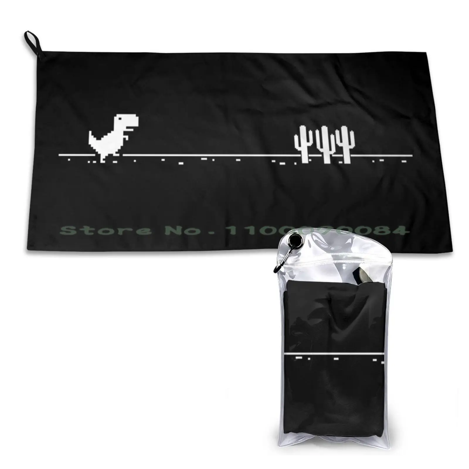 جوجل منشفة سريعة الجفاف للصالة الرياضية ، حمام إنترنت محمول تي ريكس ، HTTP مضحك المهوس بكسل عداء رياضي ، جوجل كروم نيرد #1