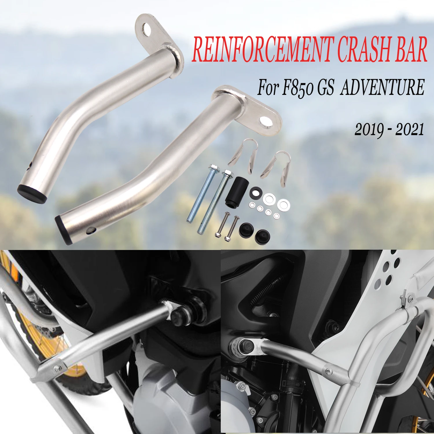 

Engine Protection Guard Bars Bumper For BMW F 850 GS F850GS F850 GS ADV ADVENTURE 2019 - 2021 Motorcycle Reinforcement Crash Bar