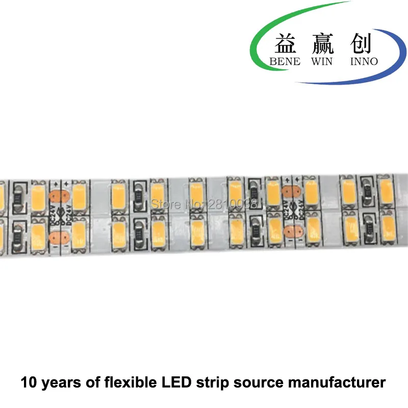 

100M/Lot DC 24V 240leds/M flexible led strip 5630 CRI 90 led light strip double rows 38.4W/M 15mm wide strip led office lights