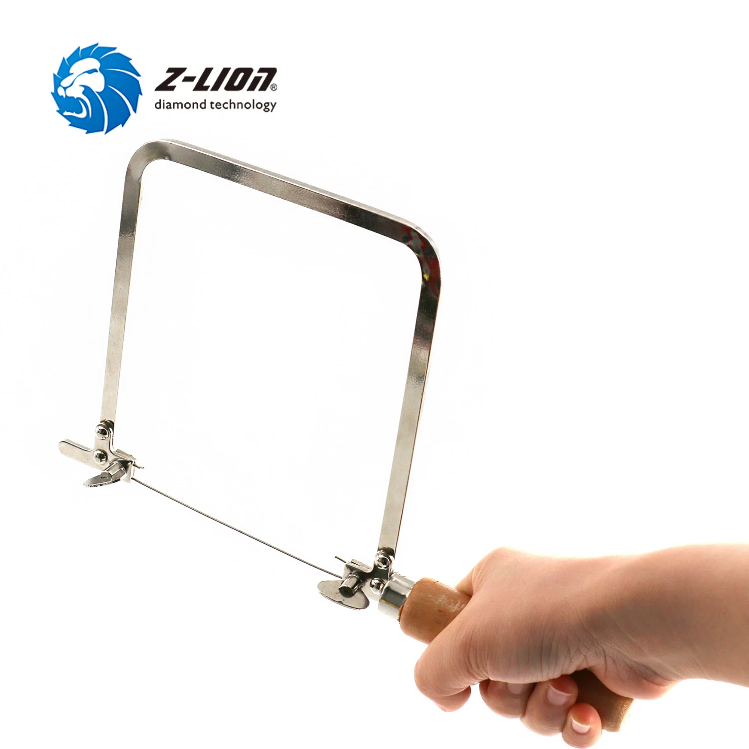 Z-LION Ultra Thin Diamond Wire Saw with U Shaped Saw Stand For Multi-Function DIY Cutting Marble,Tool, Granite, Metal