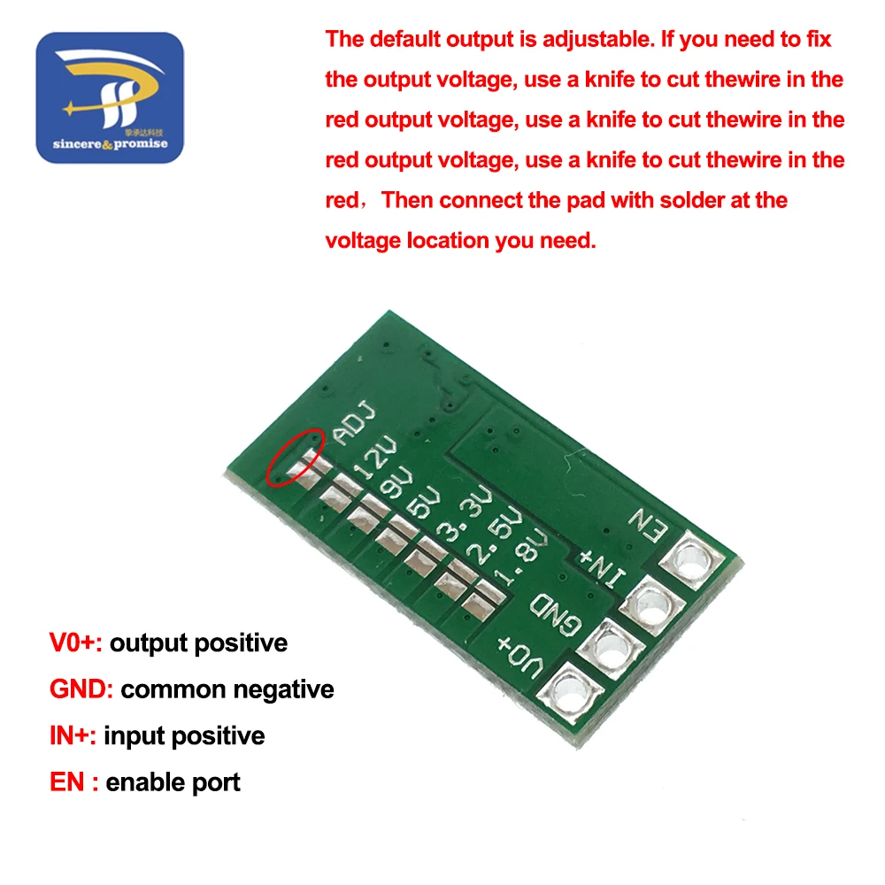 1/5Pcs Mini DC-DC 12-24V do 5V 3A obniżanie mocy przetwornica moduł zasilający napięcie regulowane 97.5% 1.8V 2.5V 3.3V 5V 9V 12V