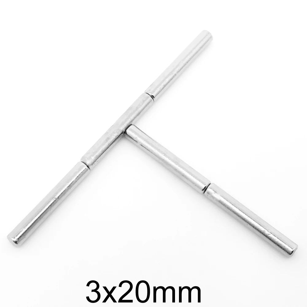 3x20 Minor Magnet 3mm x 20mm Bulk Small Round Magnets 3x20mm Neodymium Powerful Magnetic Magnet 3*20 mm