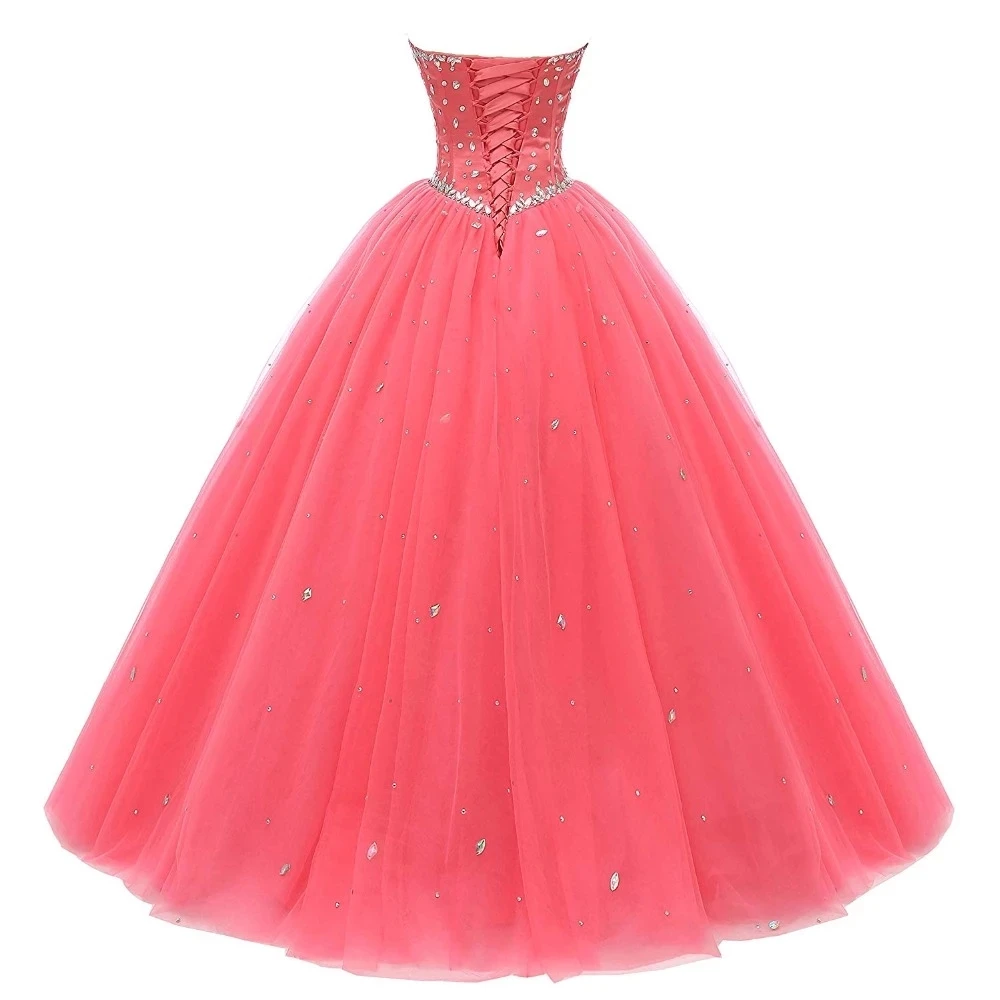 Angelsbrief querida vestido de baile vestidos quinceanera cristais de luxo vestidos debutante vestido de marmelo robe de soiree personalizado