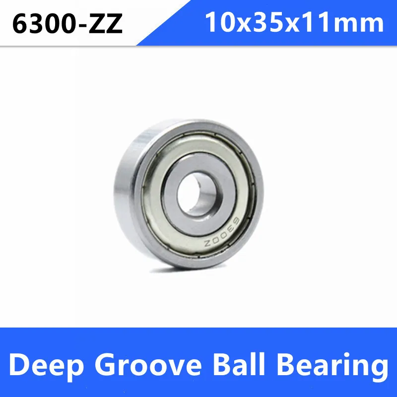 

10pcs/lot 6300ZZ 6300 shielded deep groove ball bearing 10x35x11 mm