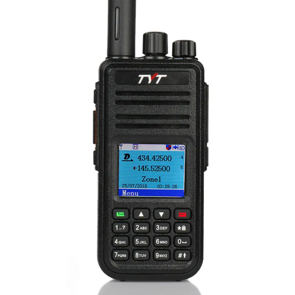 TYT DMR Digital Mobile Radio MD-UV380 Tytera Walkie Talkie 1000 Channel Professional Ham CB Radio Two Way Radio UHF VHF MD 380