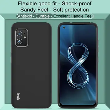 Silikonový kryt imak matný pro Asus Zenfone 8 ZS590KS měkký gelový flexibilní TPU tenký tenký ochranný 6 nejlepší prodej Asus Zenfone 8 - №6