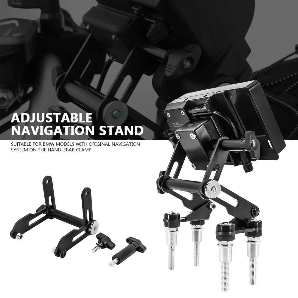 

Motorcycle Adjustable Extend Stand Holder Phone Mobile Phone GPS Navigation Plate Bracket For BMW F750GS F850GS ADV G310GS G310R