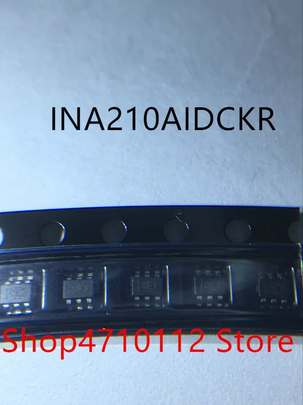 10PCS/LOT NEW INA210AIDCKR INA211AIDCKR INA210A INA210 MARKING CET INA211A INA211 MARKING CEU  SC70-6