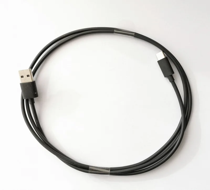 Lotto di 2 cavi per caricabatterie tipo C da 120cm per cuffie B & O Beoplay A1 P2 H5 Beolit 17 A1/P2/P6/H8i/H9i