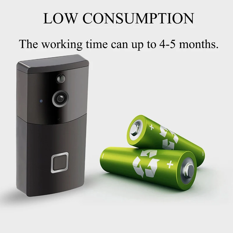 Smart Wireless Mobile APP Video Intercom Doorbell Camera Two Way Talk WIFI Video Call Low Power Consumption Video-eye Doorbell