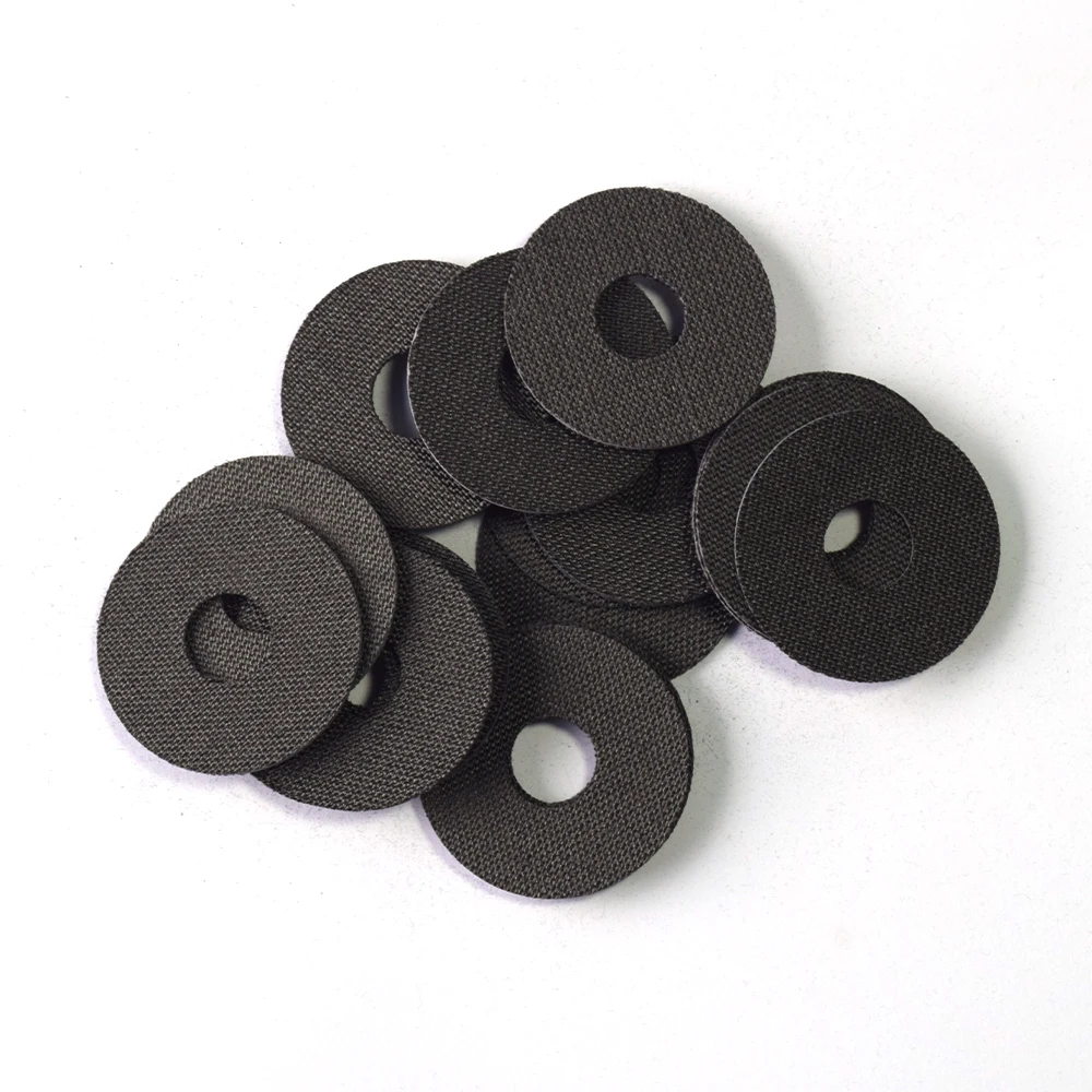 10Pcs คุณภาพสูงกลางแจ้งตกปลาเกียร์ตกปลาอะไหล่ Carbontex เครื่องซักผ้าเบรค Pads