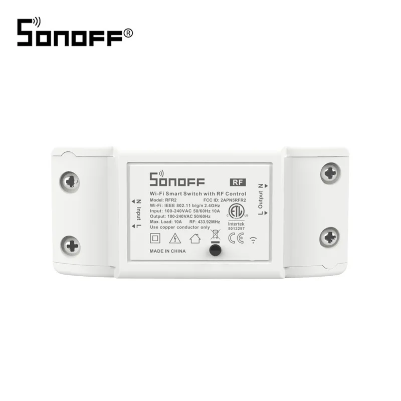 Беспроводной настенный выключатель Sonoff для умного дома, RF 433 МГц, с дистанционным управлением, для автоматизации дома/интеллектуального Wi-Fi для смартфонов Iphone