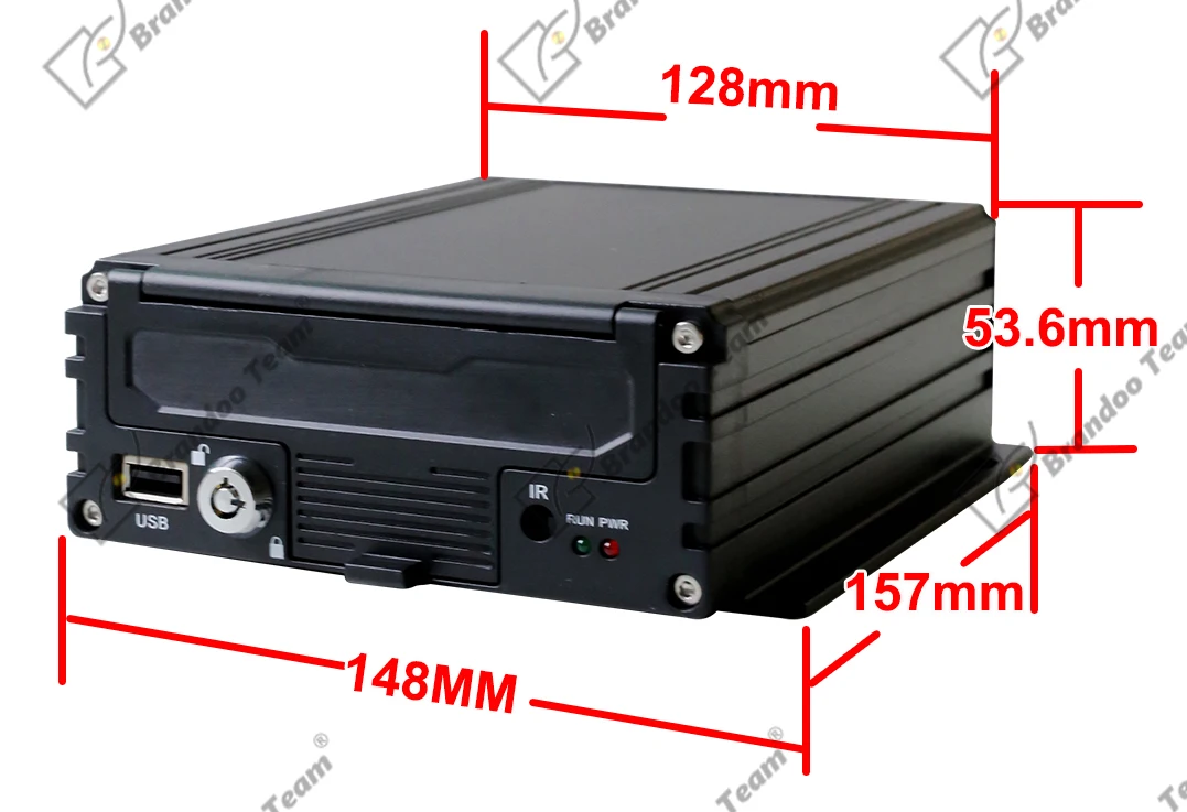 HDD MDVR 4CH Truck CCTV DVR HDD GPS Car Recorder 4G Automotive Bus Taxi Mobile DVR Truck Cargo Black Box DVR 4 Channels Dash Cam