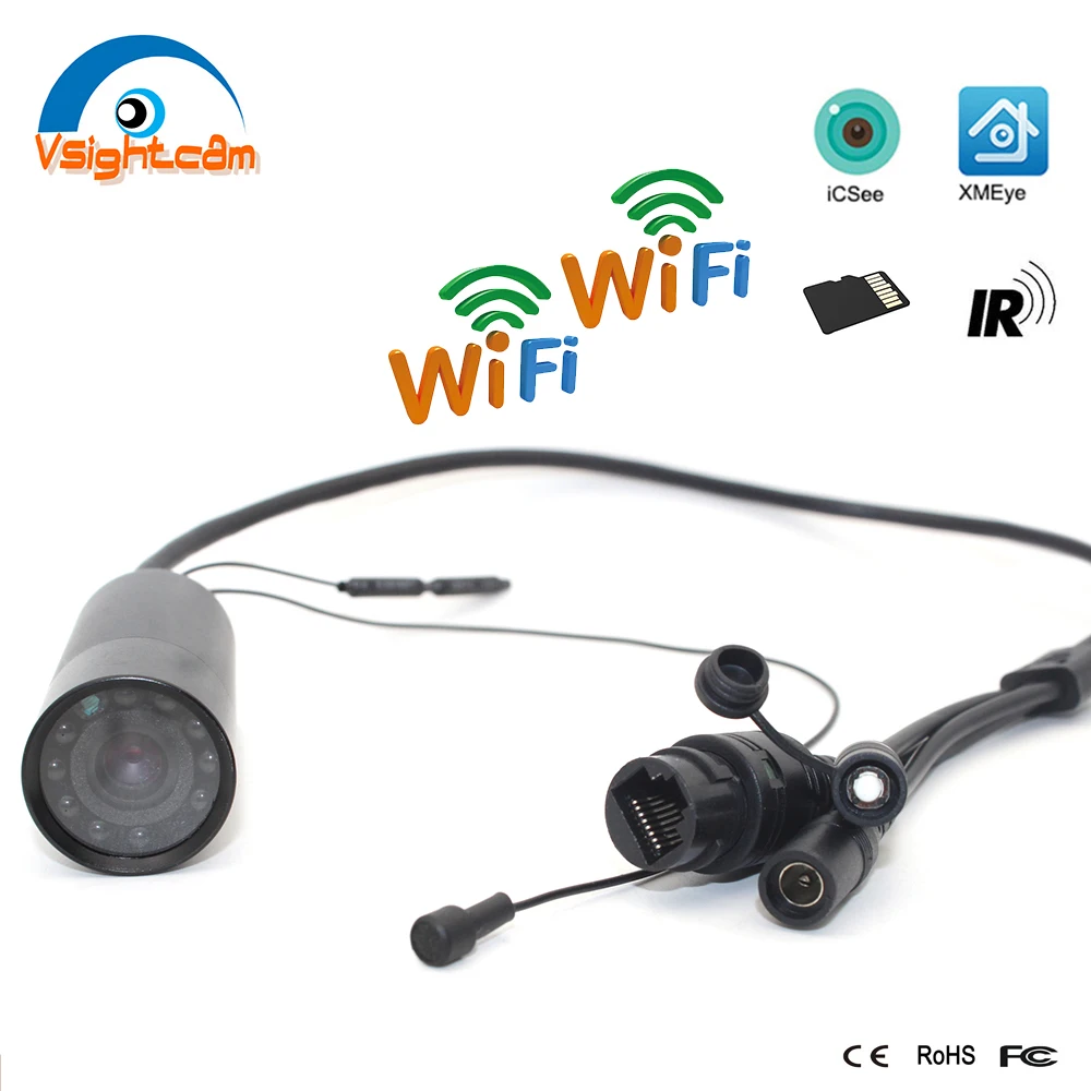 

2024 Wireless Mini WiFi Camera HD P2P 1080P 940nm IR Night Vision Security IP Camera CCTV Motion Detection Cam XMEye View