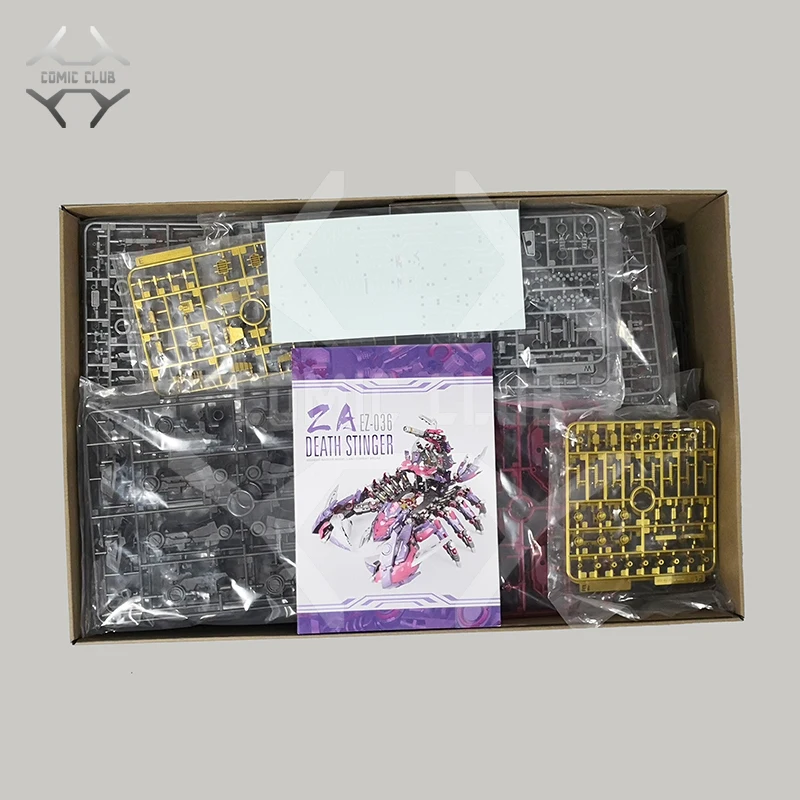 COMIC CLUB IN-STOCK ZA 모델 기계 야수 EZ-036 DEATH STINGER 조립 모델 액션 피규어 로봇 완구