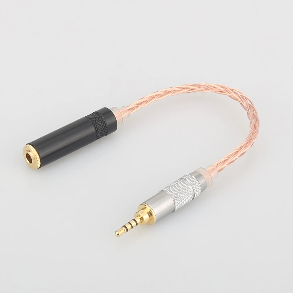 

Audiocrast HC008 15cm 2.5mm TRRS Balanced Male to 3.5mm Stereo Female Earphone Audio Adapter Cable