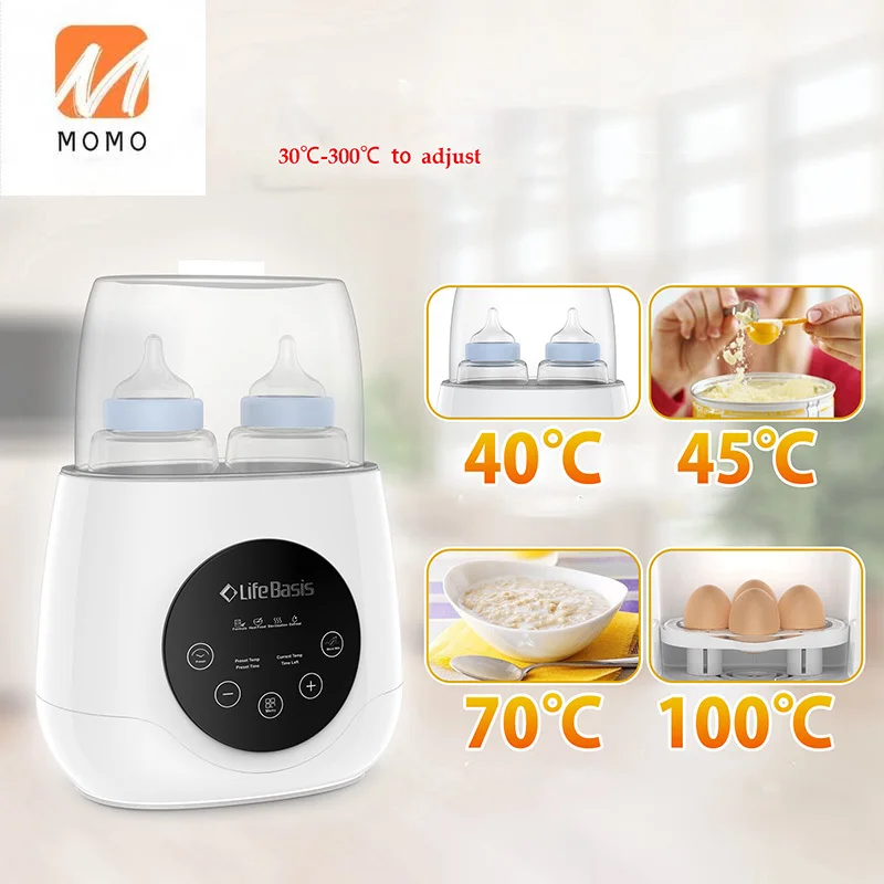 Baby products safe bottle warmer and breast milk warmer Steam Sterilizer Food Heater LCD display