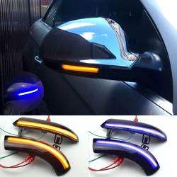 LED Dynamic Turn Signal Light For VW Passat B6 GOLF 5 Jetta MK5 Passat B5.5 GTI V Sharan Flowing Water Blinker Flashing Light