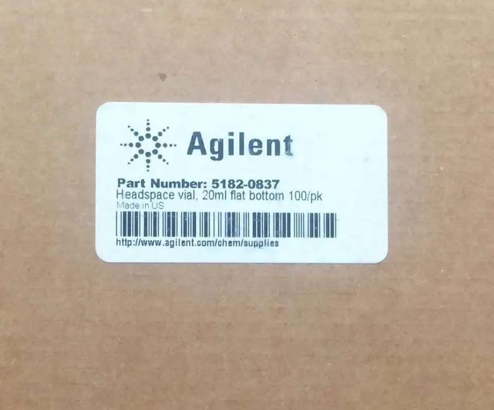 For 5182-0837 Agilent Headspace Sample Bottle  20ml