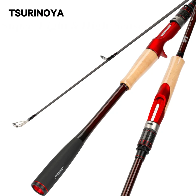 TSURINOYA INSPIRATION Full FUJI Parts Fishing Rod 2.21m 2.36m Line 6-14lb Lure WT 7-18g High Carbon Spinning Casting Fishing Rod