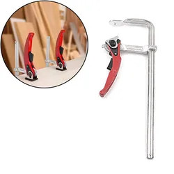 1/2 Pcs Guide Rail Clamp Carpenter F Clamp Heavy Duty Adjustable Fast Clamping Woodworking DIY Hand Tool Clamp 120x60/160x60
