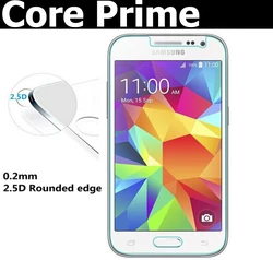 for samsung galaxy core prime glass screen protector 0.26mm 2.5d glass film cover for galaxy core prime sm-g360h sm-g361h g361f