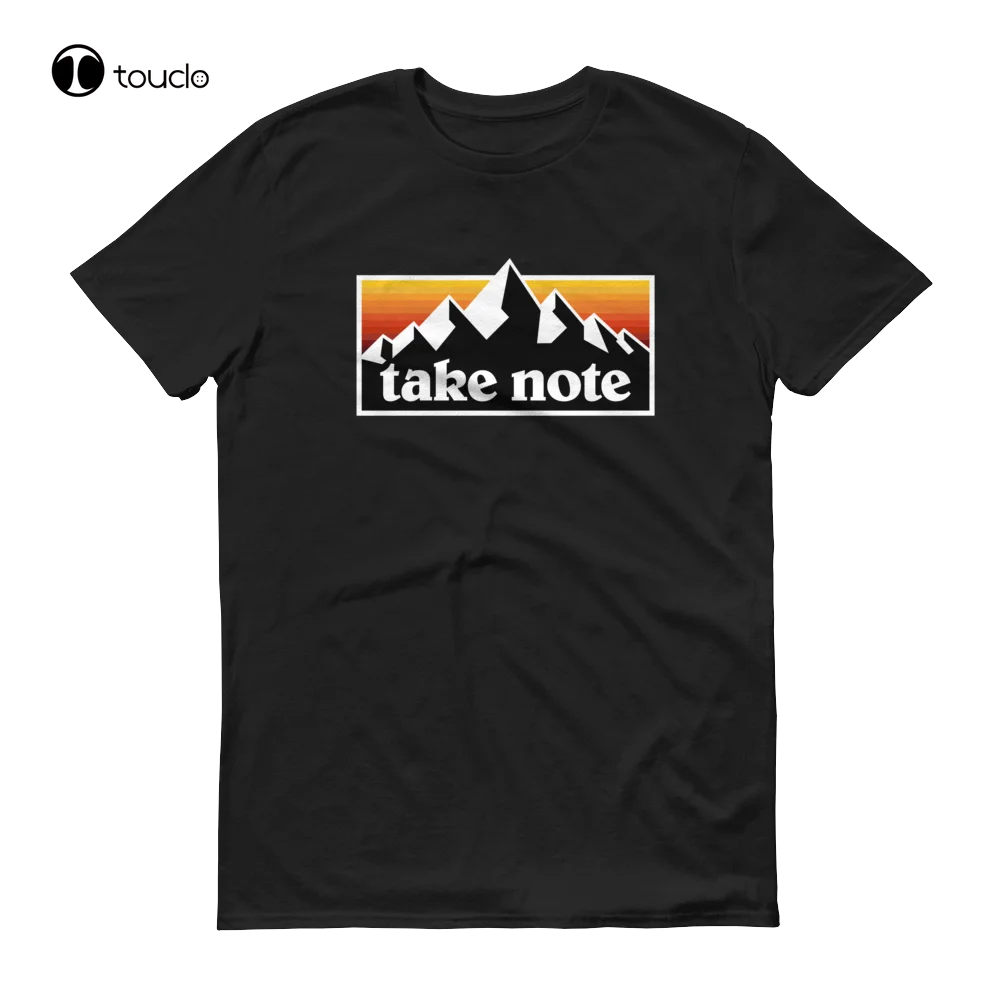 Take Note Mountains Shirt Spida Mitchell Sunset T-Shirt Tee Custom Aldult Teen Unisex Digital Printing Fashion Funny New Xs-5Xl