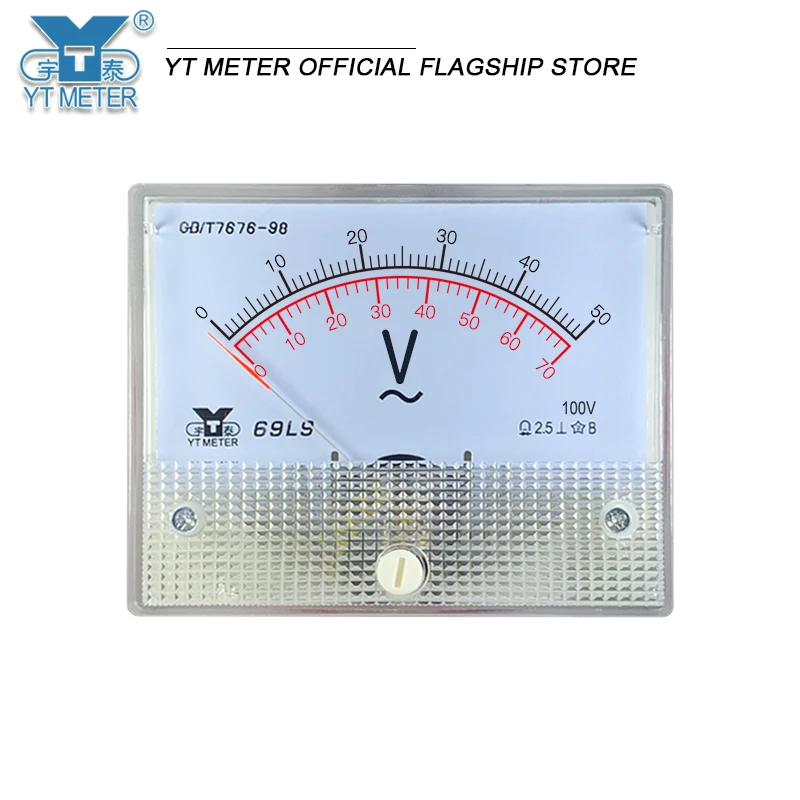 69l9 kV AC high voltage voltmeter 1.5kV 10kV 12kV 50kV 70kv input 100V is not straight through, high voltage transformer is need