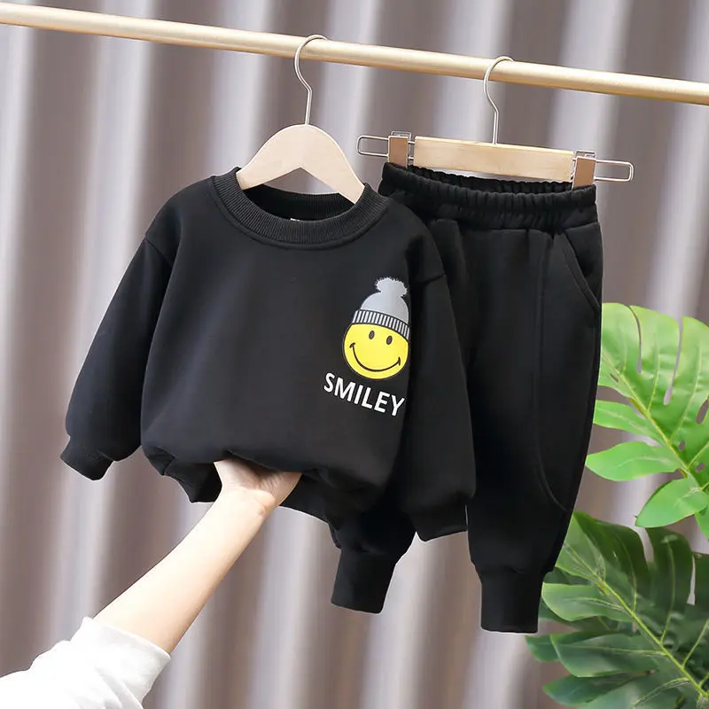 Autumn Children Clothes Kids Suit Spring Boys Cotton Pullover Sweatshirts + Pants 2Pcs Set Toddler Boy Tracksuit Sportswear