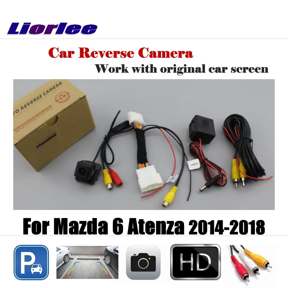 For Mazda 6 Mazda6 Atenza 2014-2018 Original Display Reverse Image Car Rearview Parking Camera (6V) HD CCD CAM Accessories