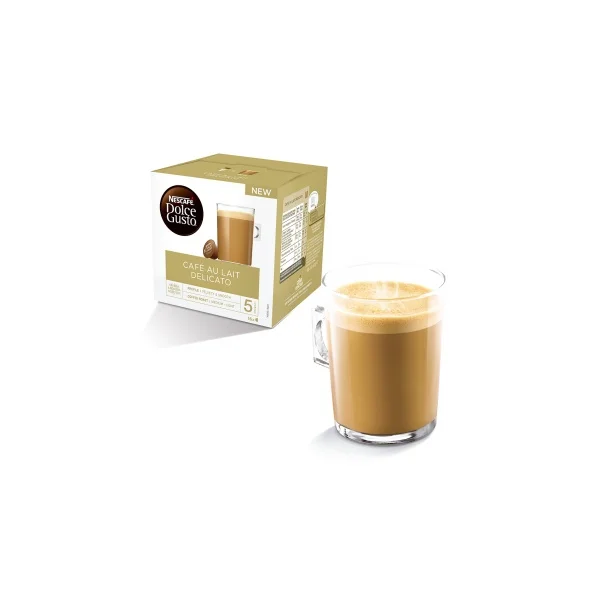 Dolce Gusto Capsulas Cafe con Leche Delicato  3x16  48 capsulas
