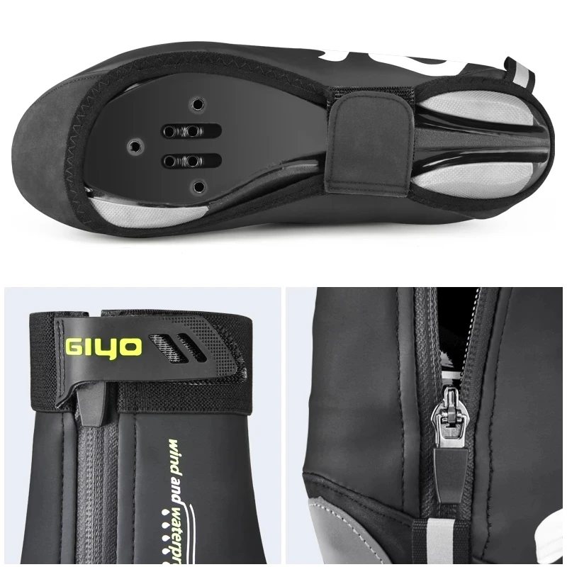 GIYO Winter Cycling overshoes Women/Men Road Bike Racing Waterproof Shoe Covers MTB Reusable Anti-slip Boot Covers for Bicycle
