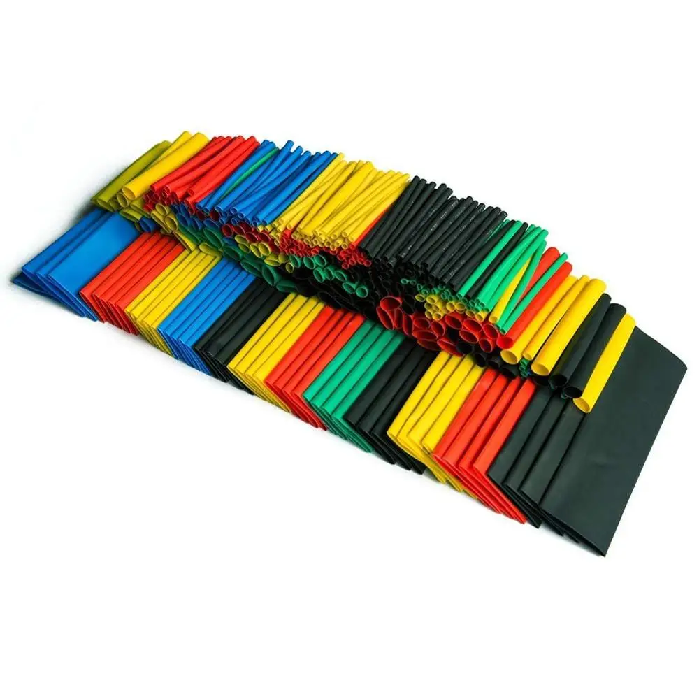 328 Pcs Heat Shrink Tube Assorted Insulation Shrinkable Tube 2:1 Wire Cable Sleeve Kit Low Voltage Thermal Casing