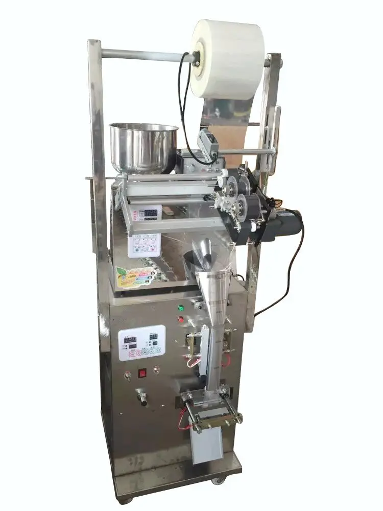 Back side seal packing machine with position sensor with date printer, with letters with modeling machine with ribbon