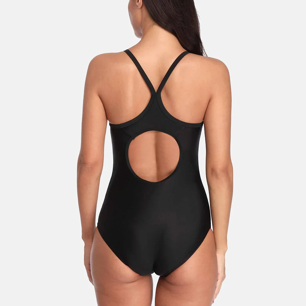 Charmo Women jednoczęściowy sportowy strój kąpielowy sportowe stroje kąpielowe sportowiec Bikini Backless Beach Wear kostiumy kąpielowe