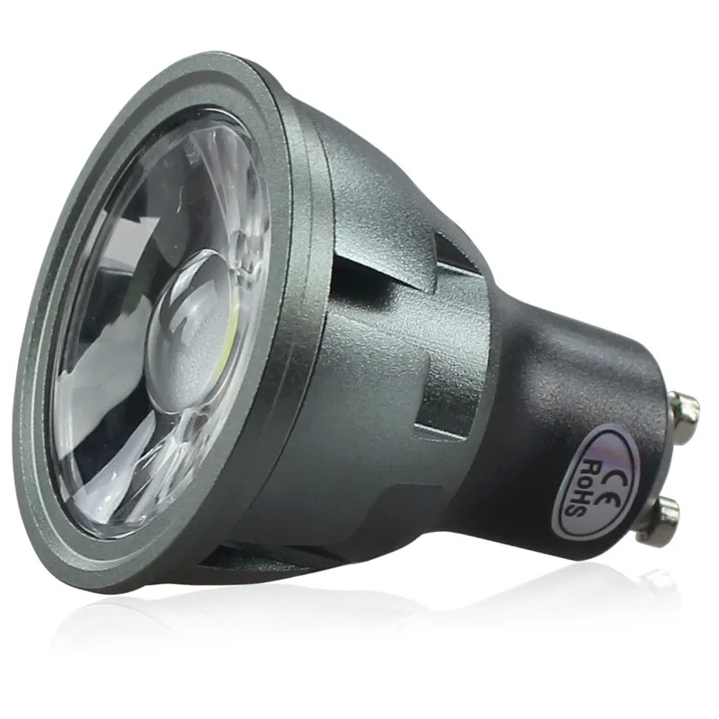 10 szt. Żarówka Led GU10 3W 5W 7W 110 220v 240v lampa COB ciepła biała 3000k naturalny biały 4000k biała 6500k oszczędność energii