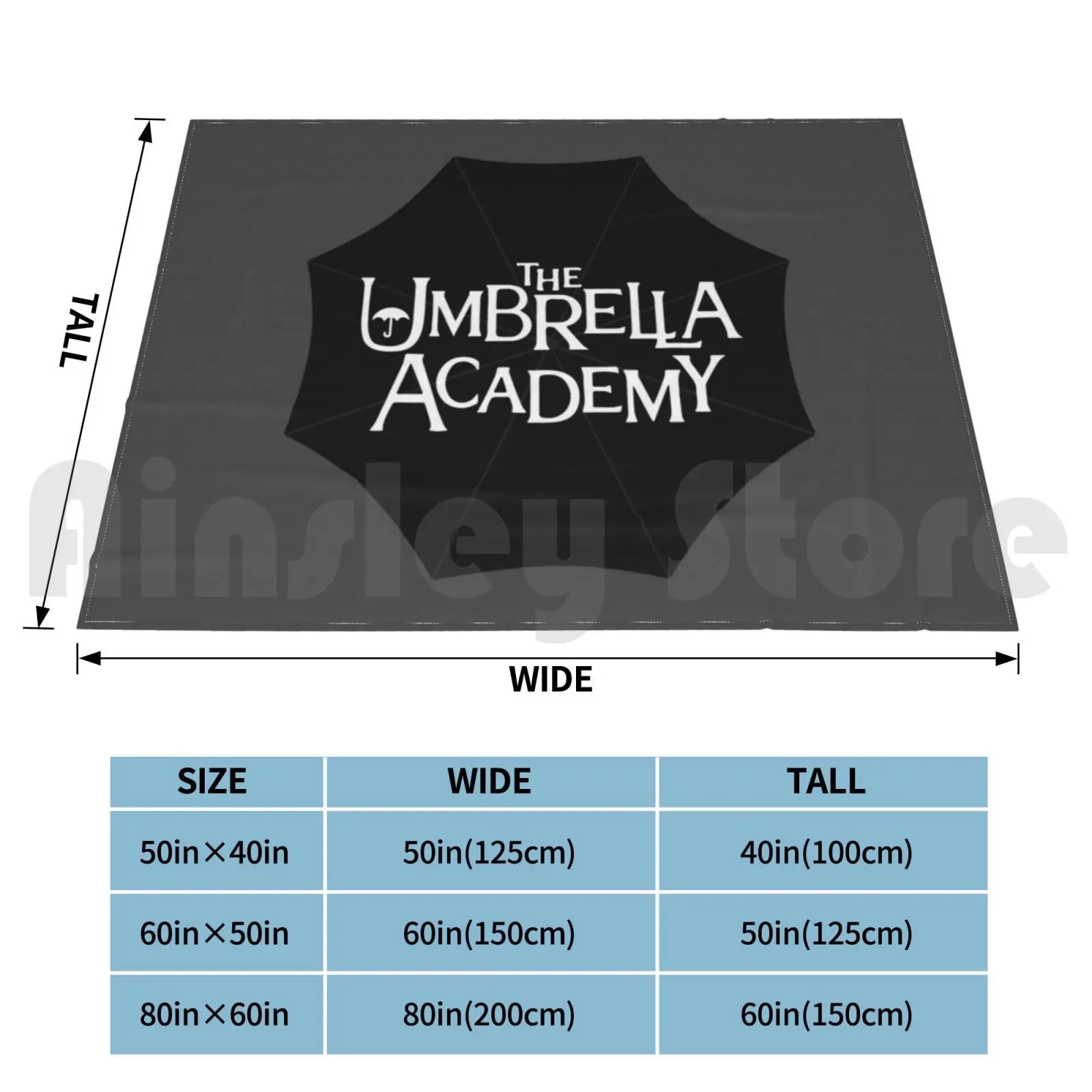 Academy Umbrella Blanket Fashion Custom The Academy Umbrella Academy Umbrella