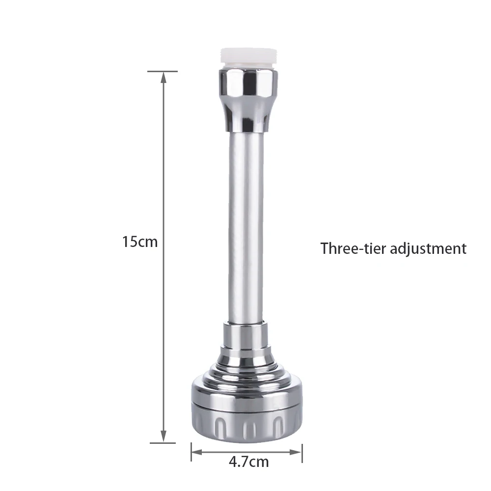 360 Rotatable 3 Models Tap Connector Diffuser Hose Nozzle Adjustable Sprayer Water Saving Kitchen Sink Mixer Faucet Aerator