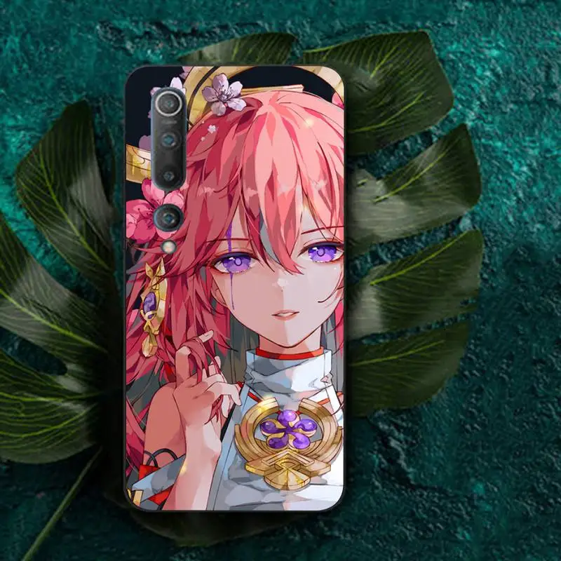 FHNBLJ Genshin Impact Raiden Shogun Baal Phone Case for Redmi Note 8 7 9 4 6 pro max T X 5A 3 10 lite pro