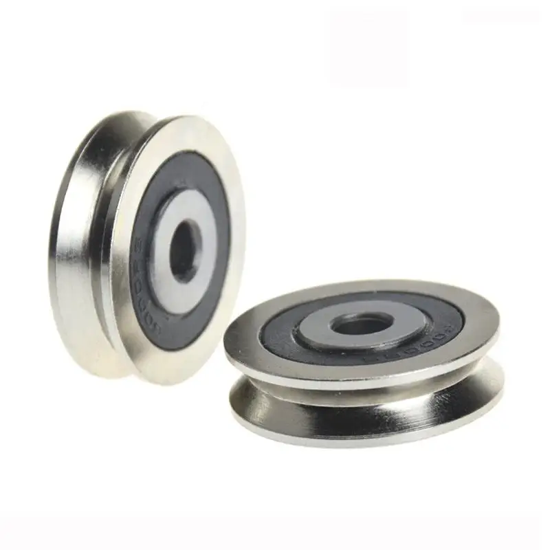 10 Stück/50 Stück V-Nut Nicht-Standard-Lagerrolle 6*30*8mm Führungsrad 6x30x8mm Lagerstahl Rechtwinklig – Detail 3