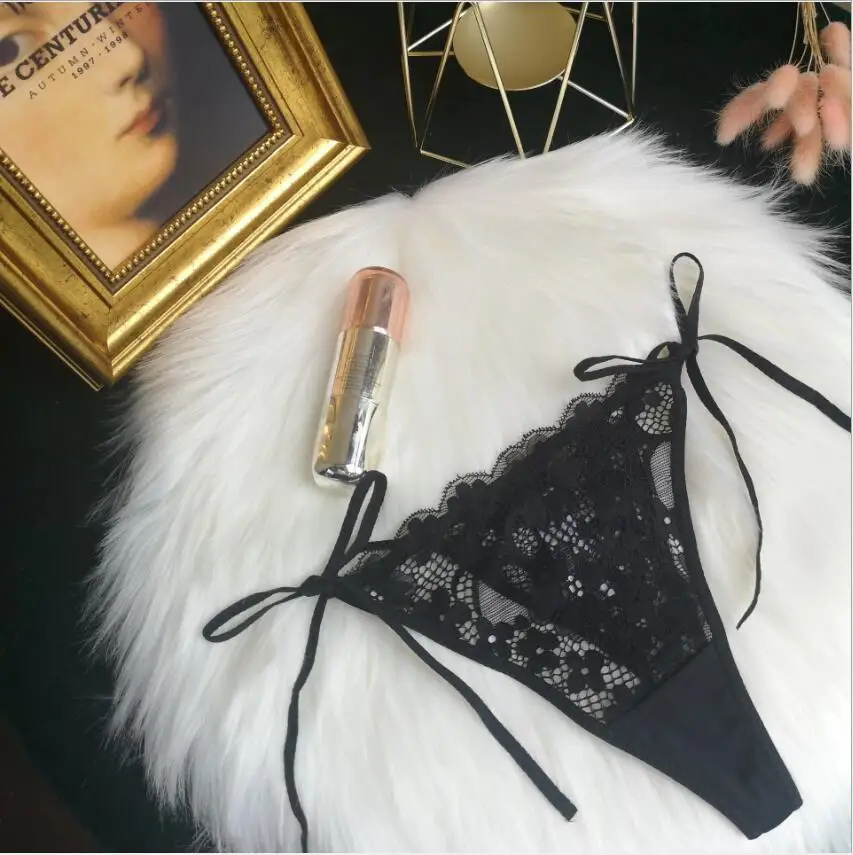 Temtarion, bragas sexis con cordones, ropa interior transparente para mujer, calzoncillos calados, tangas, lencería femenina S1364