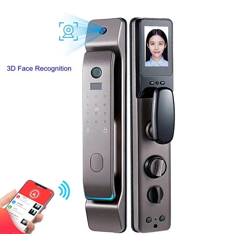 3D Infrared Face Recognition Door Lock Wifi APP Palm Print Fingerprint Password IC Card Automatic Smart Electronic Door Locks