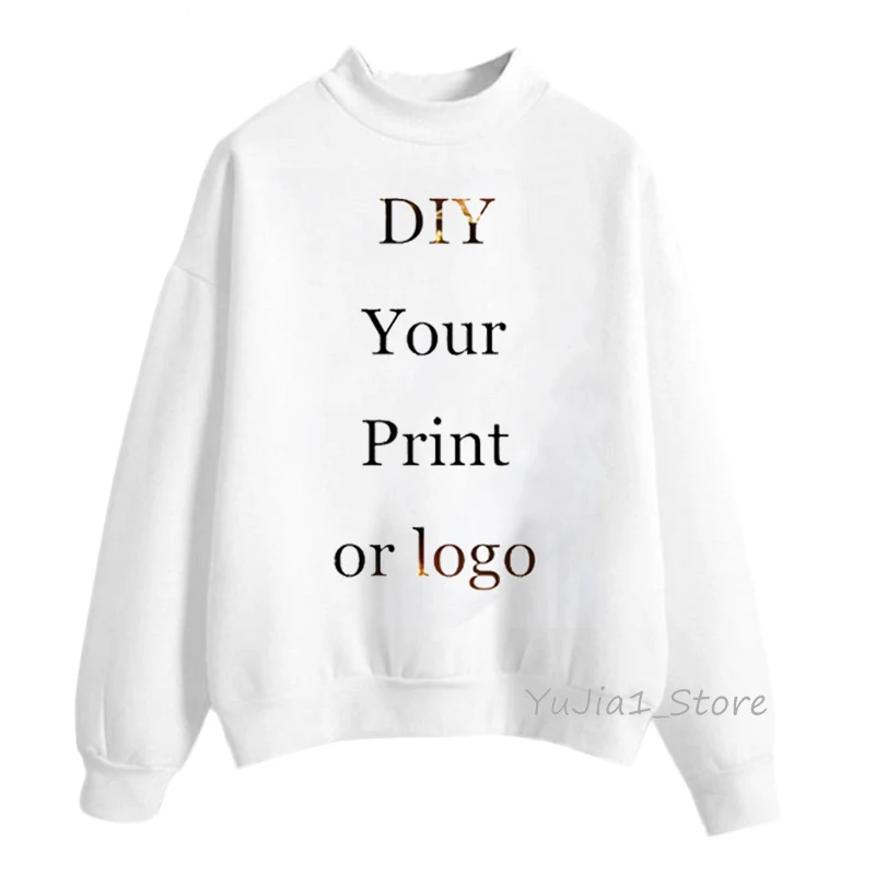 Sudadera Mujer 2021 Custom Hoodies DIY Sweatshirts White Pink Hoodie Warm Customized Hoody Pullover Personalized Sweat femme
