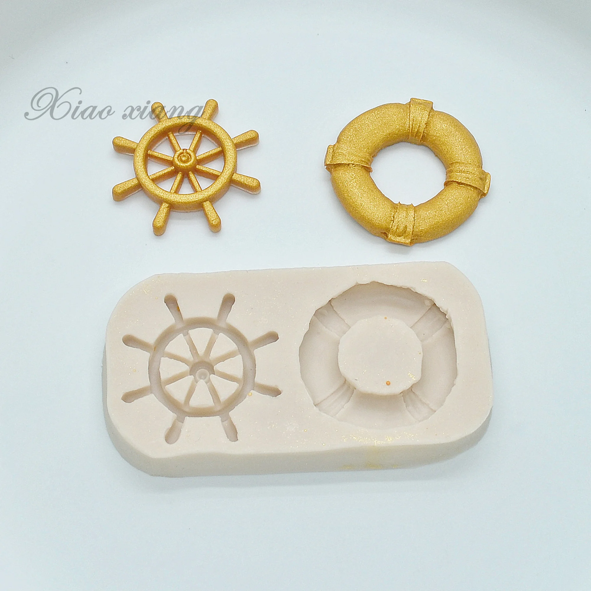 Rudder Ship Shape Silicone Molds For Baking Fondant Baking Chocolate Moulds Cake Decorating Tools Accessories For Kitchen