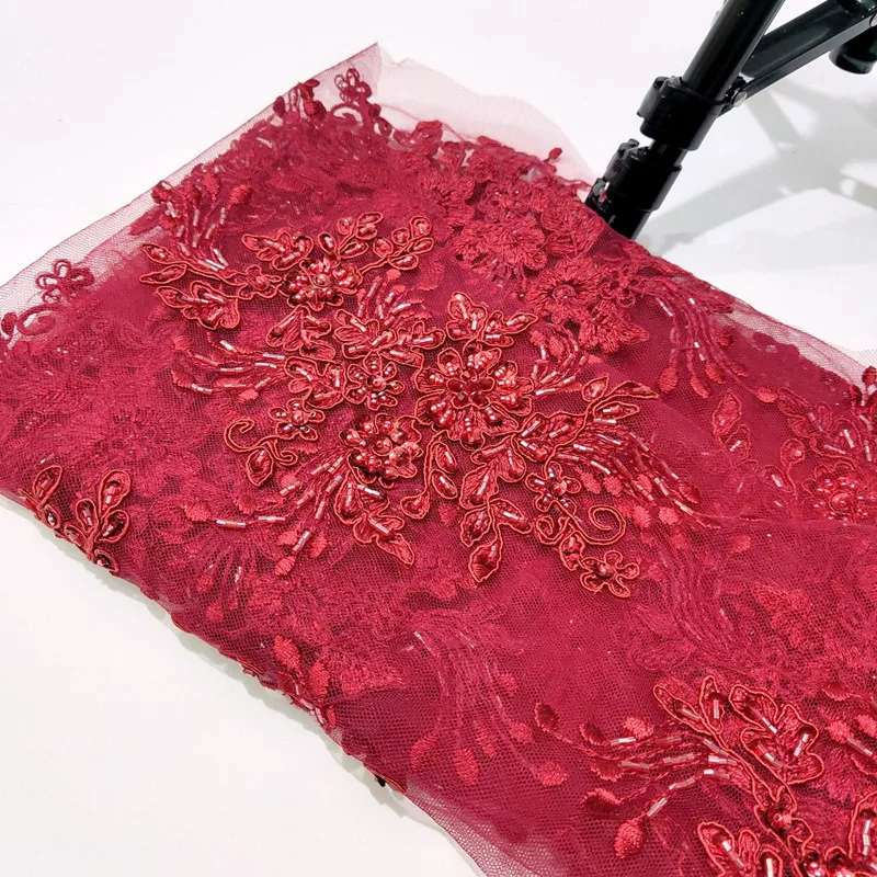 DIY Handgemachte Perlen Blumen Patch, Multi color Applique, Brautkleid Zubehör, Spitze Stickerei, Ausbessern Kleidung, 2 Stück, 4 Stück – Detail 5
