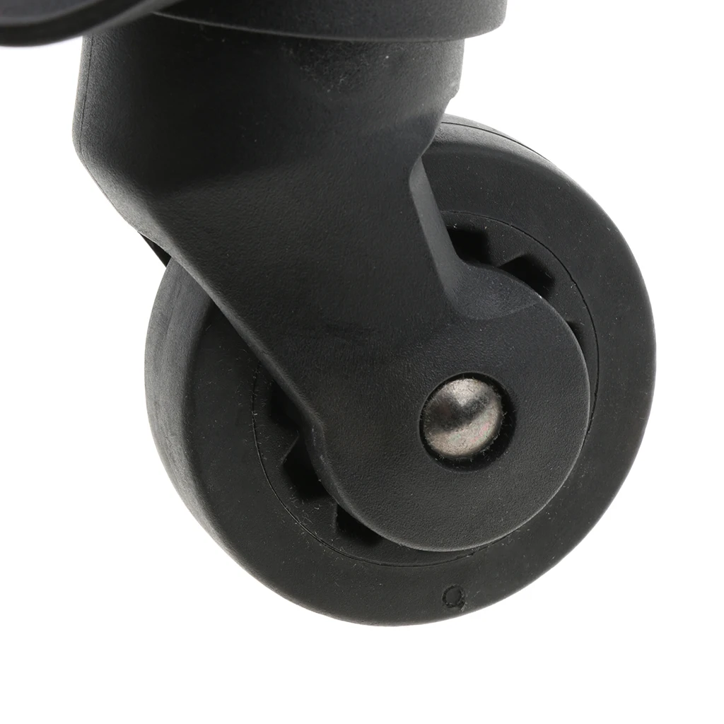 1 Pair A23 Mute Swivel Wheels Suitcase Luggage Replacement Casters for Travelling Bag